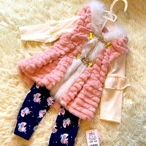 Baby girl 3 piece outfit